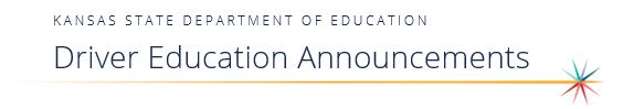 Drivers Education Announcements header